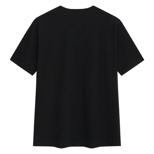 Polo Hombre Yansus Negro Estampado Astronauta