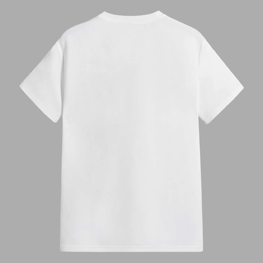 Polo Hombre Yansus Blanco Estampado Dinojapones