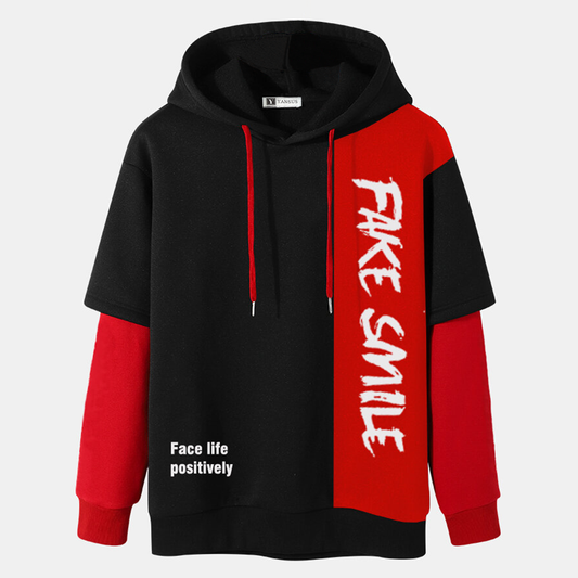 Polera Hombre Yansus Bicolor Fake Smile