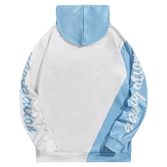 Polera Hombre Yansus Blanco Celeste Navigation