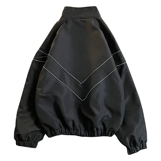 Casaca Hombre Yansus Negro Raya