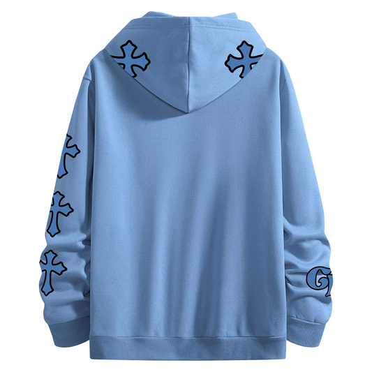 Polera Hombre Yansus Celeste Estampado Sorry