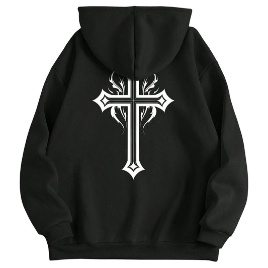 Polera Hombre Yansus Negro Cruz