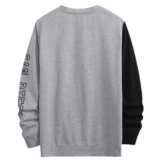 Polera Hombre Yansus Tricolor Melange Estampado San Diego