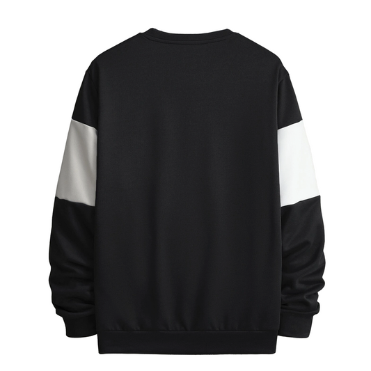 Polera Yansus Tricolor Negro Crema Blanco Simple