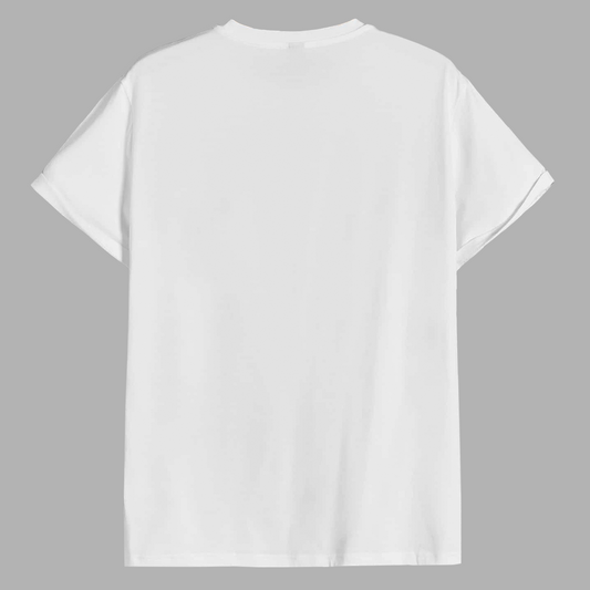 Polo Hombre Yansus Blanco Estampado Gatitos