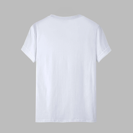 Polo Hombre Yansus Blanco Estampado Electrico