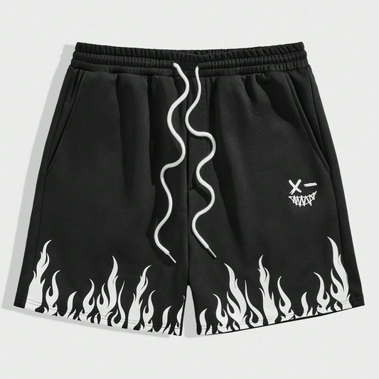 Short Hombre Yansus Negro Fuego