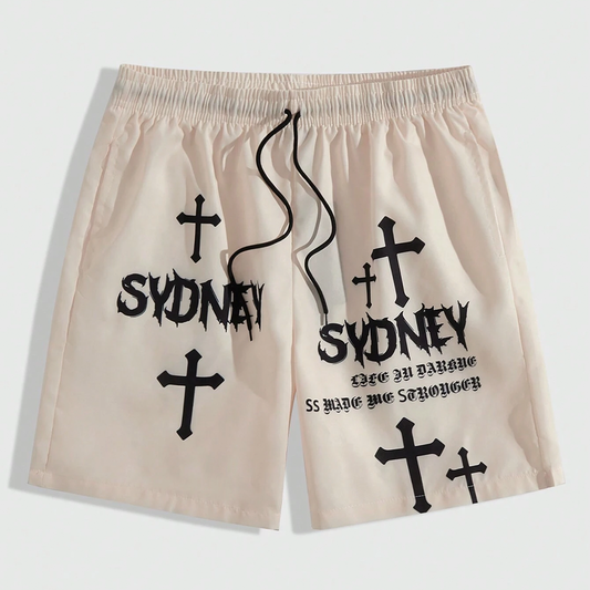 Short Hombre Yansus Beige Estampado Sydney