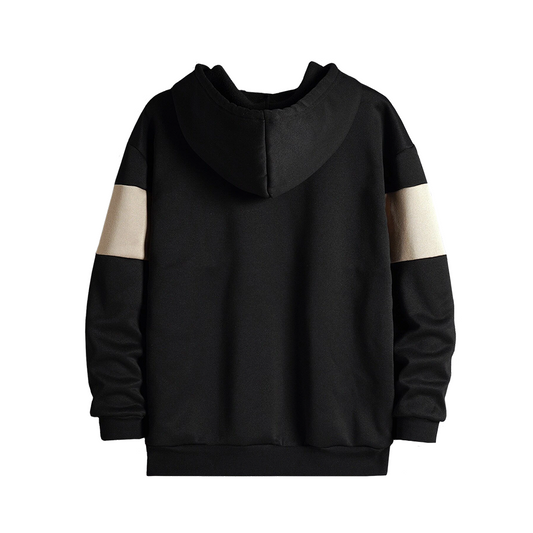 Polera Hombre Yansus Bicolor Negro Beige