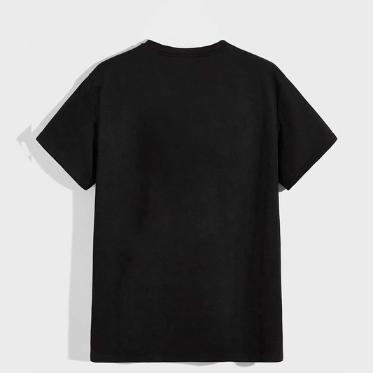 Polo Hombre Negro Yansus Estampado Alien