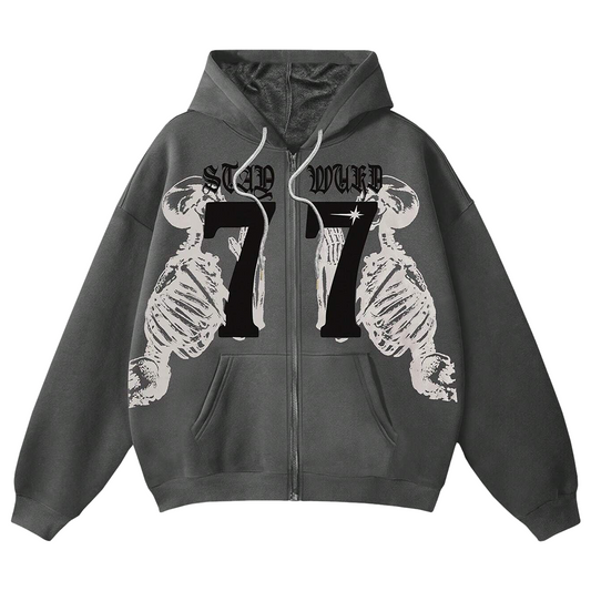 Polera Casaca Hombre Yansus Esqueleto