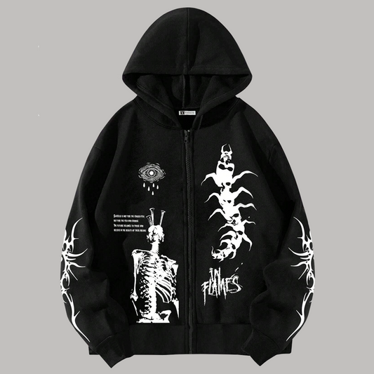 Polera Hombre Yansus Estampado Flames