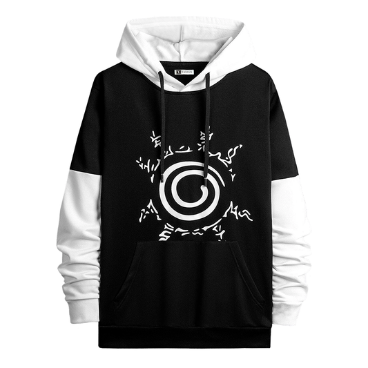 Polera Hombre Yansus Negro Estampado Narut