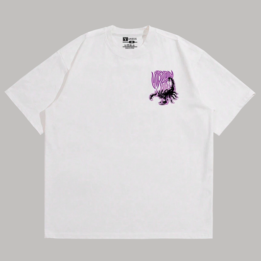 Polo Oversize Hombre Yansus Estampado Alacrán