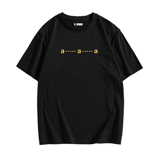 Polo Hombre Yansus Negro Estampado Upside Domn